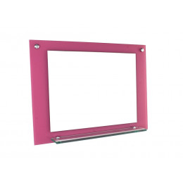 ESPELHO PARA BANHEIRO COM PRATELEIRA 50CM ROSA