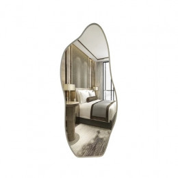 Espelho Decorativo Moldura de Aluminio E06 150 x 60 Orgânico Lapidado Moderno Pinterest Rose Gold