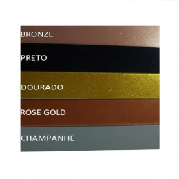Espelho Decorativo Moldura de Aluminio E06 170 x 70 Orgânico Lapidado Moderno Pinterest Champanhe